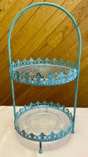Load image into Gallery viewer, BAKE100-B 2-Tier Metal Dessert Stand