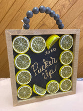 Load image into Gallery viewer, JUBI100-L Pucker Up Lemon Sign