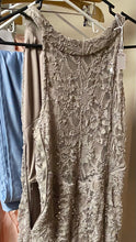 Load image into Gallery viewer, KIST100-G Taupe Lace Gown. Size 16