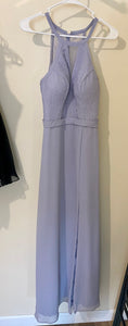 CASS100-C Dusty Lavender Gown. Size 4