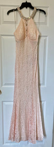 ROBE200-F Blush Lace Gown. Size 3/4