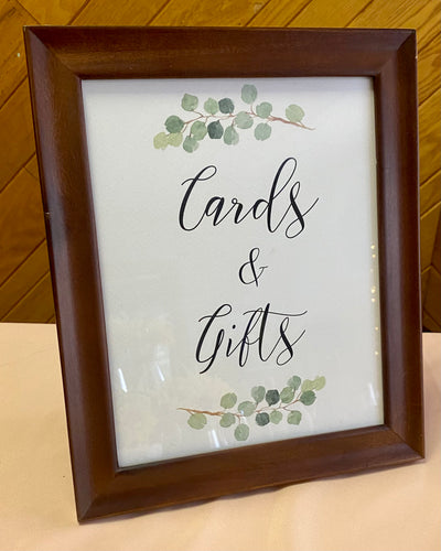 DRAH100-G Cards & Gift Sign