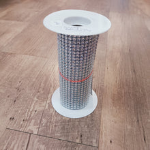 Load image into Gallery viewer, MCCO300-DB Silver Rhinestone Wrap Ribbon