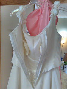 BERK100-A. Ivory Wedding Gown with Shawl