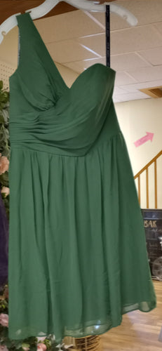 HILD100-AI Short Green Bridemaids Dress