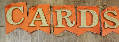 MOOD100-T Orange/Peach “Cards” Banner