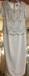 MCGU100-K  Champagne Mother of the Bride Dress, Size 12