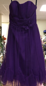 MCGU100-G  Alfred Angelo Purple Dress, Size 4