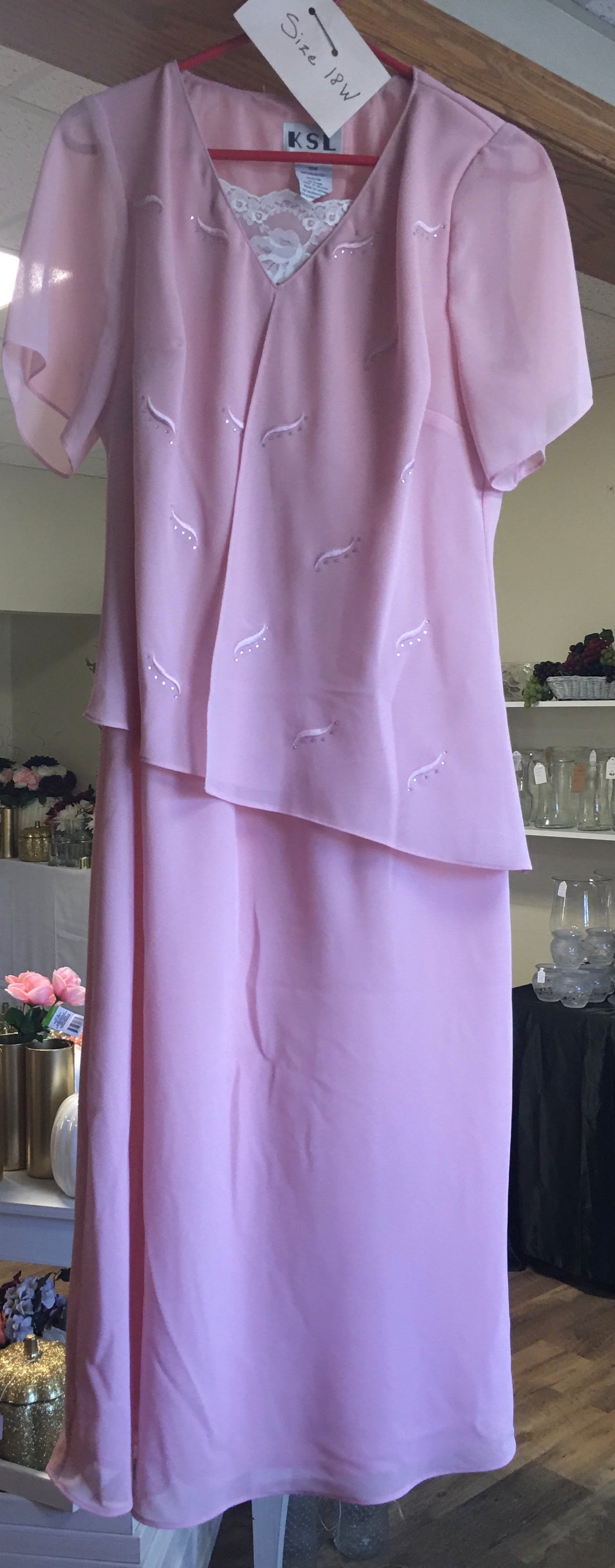 MCGU200-I “Mother’s” Pink Gown, Size 18W