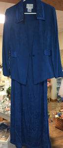 OTOL200-I. Blue Dress with Jacket, size 10