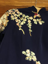 Load image into Gallery viewer, MEDL100-A Navy Asian Inspired Gown, Size 18W. New.