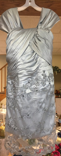 HANC100-D Short, Silver Gown, Size 12/14