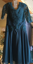 Load image into Gallery viewer, MALL200-A  Blue Dress with Appliques, Size 8, NEW