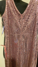 Load image into Gallery viewer, ADAM100-E Mauve Sequin Dress. Size 10 NWT