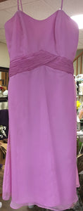 MERC100-B  Jordan Pink Chiffon Dress, Size 8.
