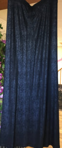 WALT100-BF  Lane Bryant Black and Silver Skirt, Size 26/28