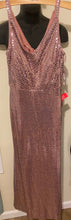 Load image into Gallery viewer, ADAM100-E Mauve Sequin Dress. Size 10 NWT