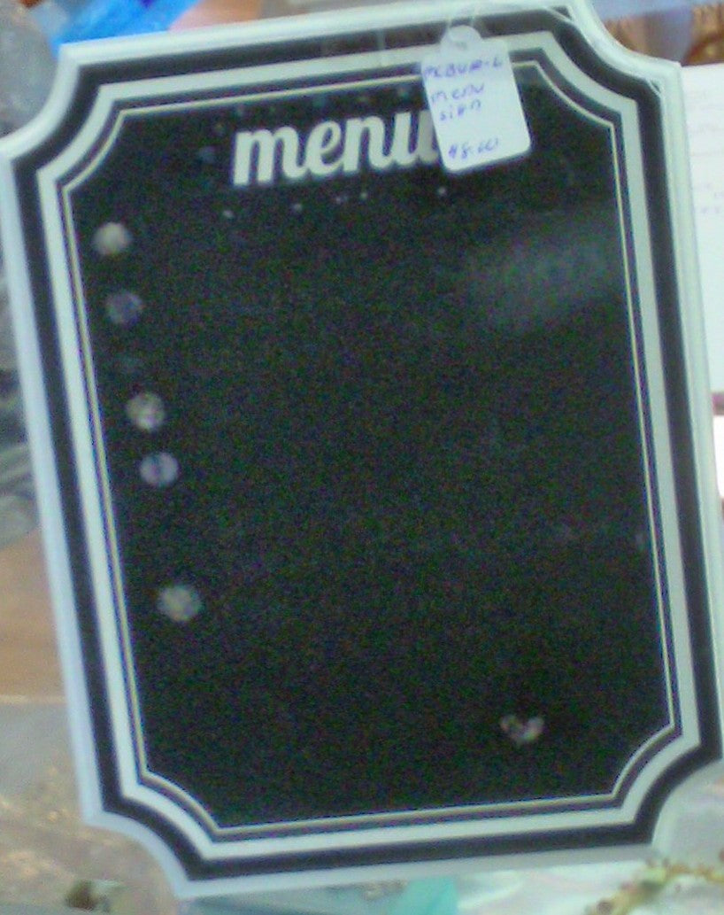 MCBU100-L  Chalkboard Menu Sign