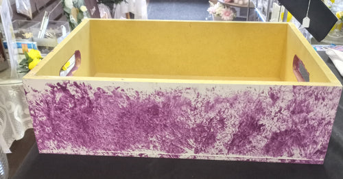 BROT100-AG Wooden Purple Tray