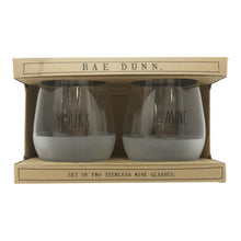 Load image into Gallery viewer, ELLA100-BI Rae Dunn Stemless Glasses