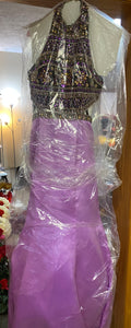 MCCO200-C Lilac Purple Gown. Size 4