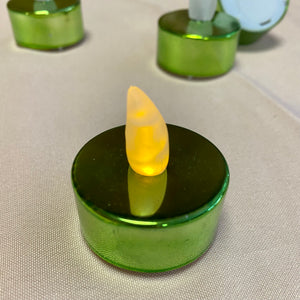 HOLT200-M Green LED Tea Lights