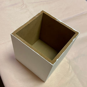 BROW200-AH White Wood Box