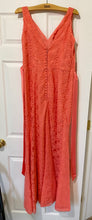Load image into Gallery viewer, RHOA100-F Parfait Coral Lace Gown. Size 14/16