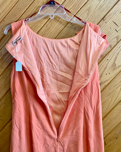 BILL100-C Short Orange Dress. Size 16