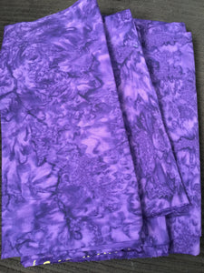 PETR100-AA Assorted Purple Patterned Fabric