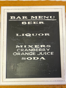 GREE100-AD Bar Drink Menu