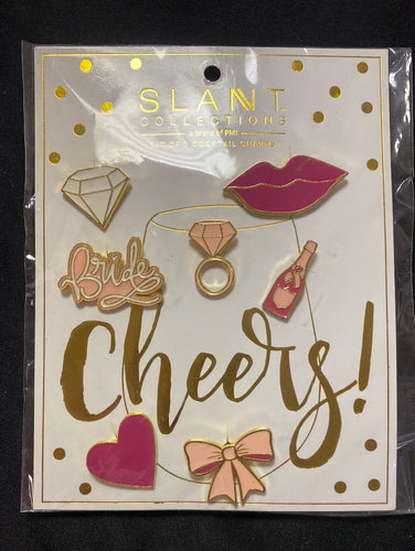 RUDO100-BE Wine Glass Charms. New