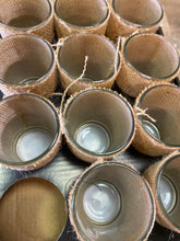 Load image into Gallery viewer, MILL200-E Burlap Votive Cups