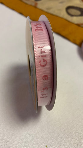 BRUN100-S “It’s A Girl” Ribbon