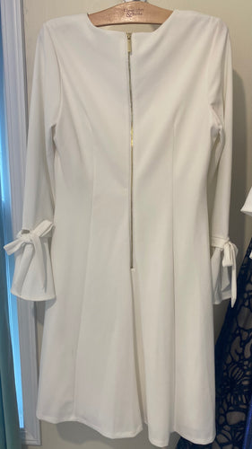 MILO100-E Casual White Dress. Size 10