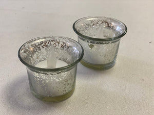 MCCO100-O Silver Votive Cups, Set of 2