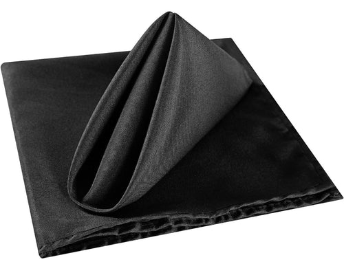 KENS100-E 145 Black Polyester Napkins