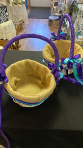 PASS100-E Purple & Turquoise Basket