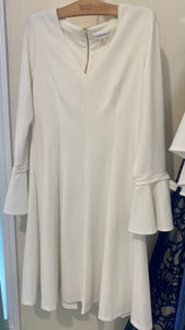 MILO100-E Casual White Dress. Size 10