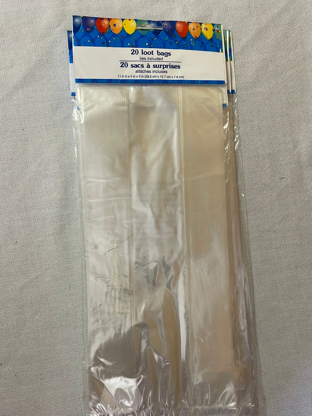 SELL100-X 20 Count Clear Bags