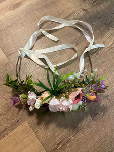 OWEN100-J Floral Headpiece/Belt