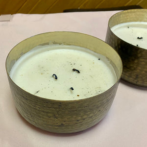 BROW400-AD 3-Wick Ivory Candle