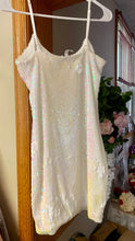 Load image into Gallery viewer, CHAR100-N White Iridescent Gown. Size 0