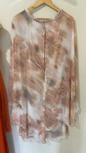 Load image into Gallery viewer, BILL100-E Short Watercolor Blush Dress. Size 18