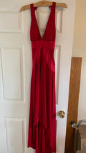 Load image into Gallery viewer, NIEV100-H Red High Low Gown. XS