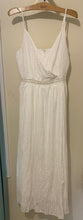 Load image into Gallery viewer, GOWN100-AJ White Spaghetti Strap Dress. Size M
