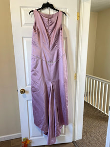 KLIN200-F Purple Gown.  Size 18-22