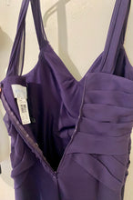 Load image into Gallery viewer, HAVR100-A Plum Purple Gown. NWT Size 10