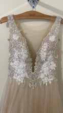 Load image into Gallery viewer, GIRO100-A Iridescent Blush Bridal Gown. Size “Custom 12”