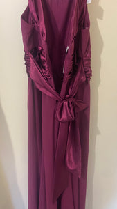 KIST100-B Sangria Long Gown. Size 12